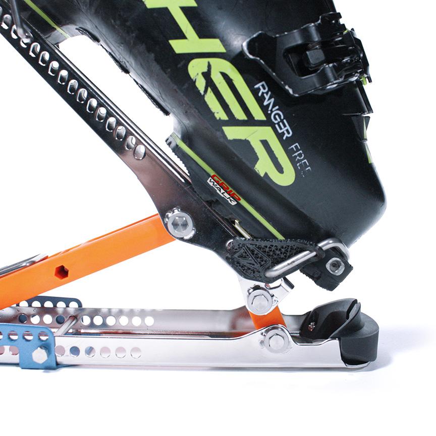 Gripwalk Compatible Daymaker Alpine Ski touring adapter bindings